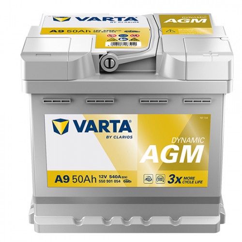 Аккумулятор VARTA Dynamic AGM 50Ah (550901054) A9