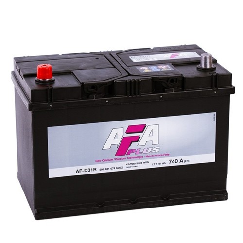 Аккумулятор AFA Plus AF-D31R 91Аh 740A