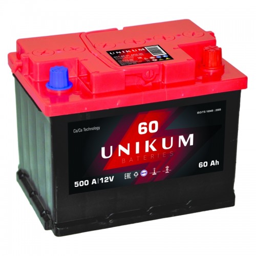 Аккумулятор UNIKUM 60Ah о.п.